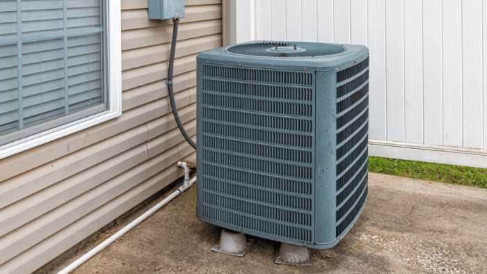 Outdoor air conditioner condenser unit