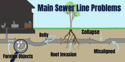 Main sewer line problems