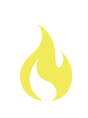 yellow flame