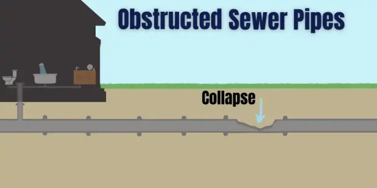 collapsed sewer pipe diagram